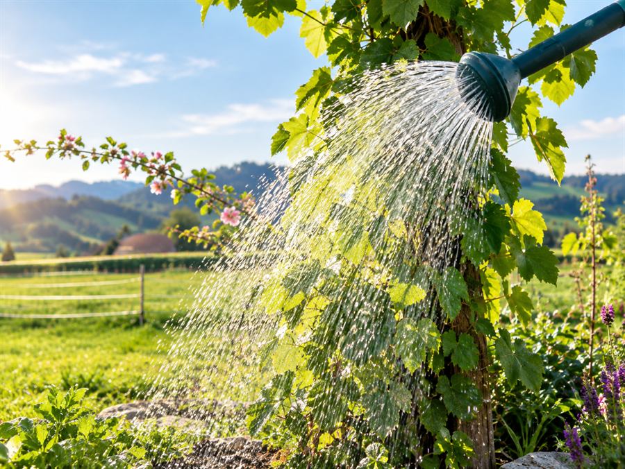 Gartenbewässerung mit Regenwasser
